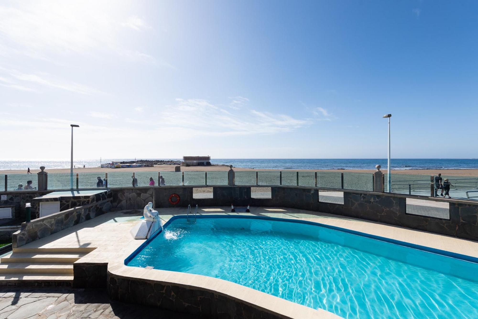 Las Burras Beach Terrace&Pool By Canariasgetaway San Agustín Esterno foto